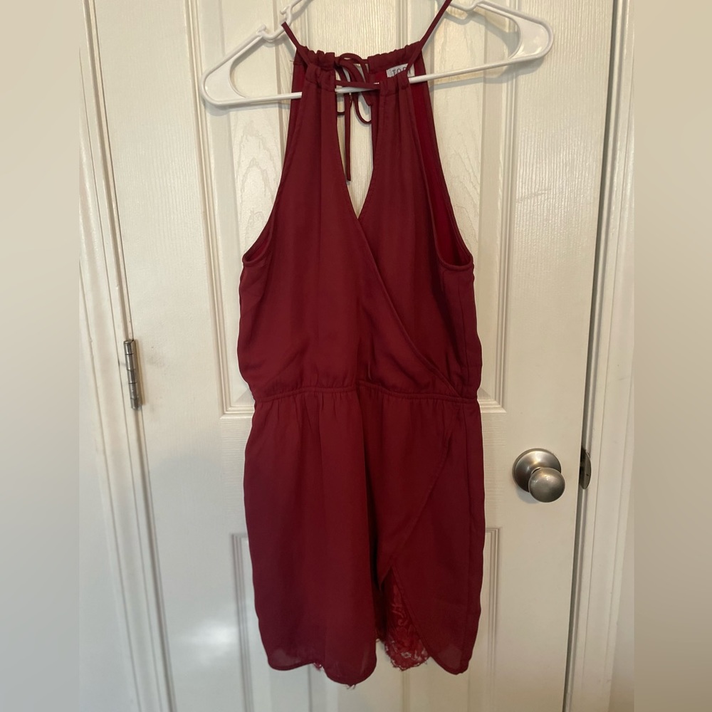 Burgundy Cocktail Dress